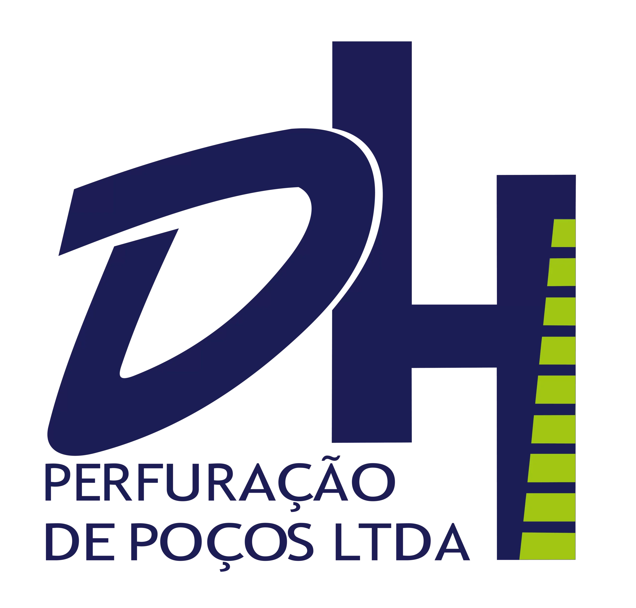 logo dh perfuração de poço